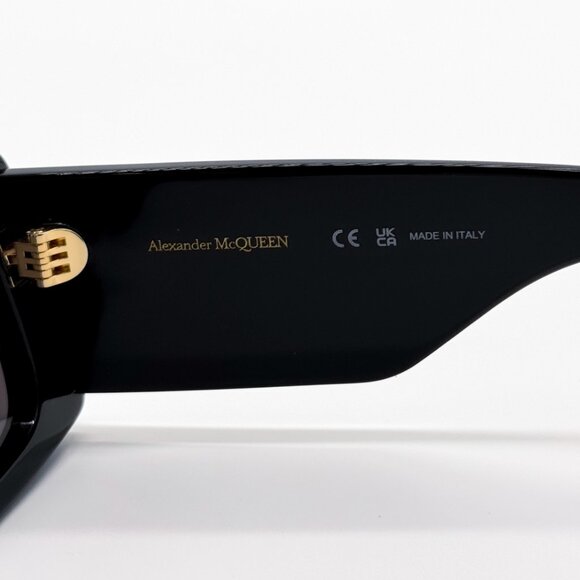 NEW ALEXANDER MCQUEEN SUNGLASSES WOMEN SQUARE ALEXANDER MCQUEEN AM0433S 001 - Picture 10 of 11